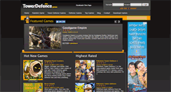 Desktop Screenshot of playtowerdefensegames.com